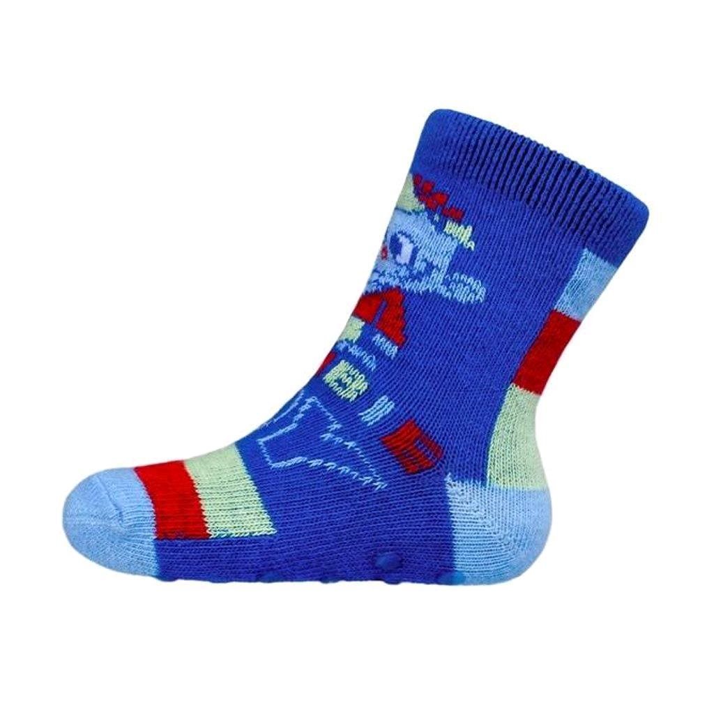 Kojenecké ponožky New Baby s ABS zombie boy - modrá/80 (9-12m)