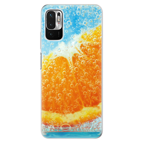 Odolné silikonové pouzdro iSaprio - Orange Water - Xiaomi Redmi Note 10 5G