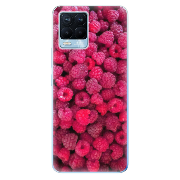 Odolné silikonové pouzdro iSaprio - Raspberry - Realme 8 / 8 Pro