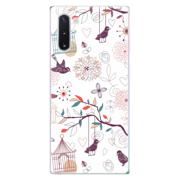 Odolné silikonové pouzdro iSaprio - Birds - Samsung Galaxy Note 10