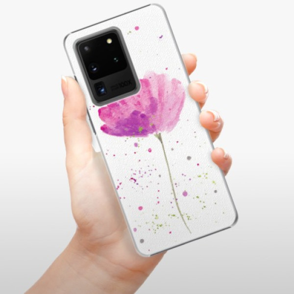 Plastové pouzdro iSaprio - Poppies - Samsung Galaxy S20 Ultra