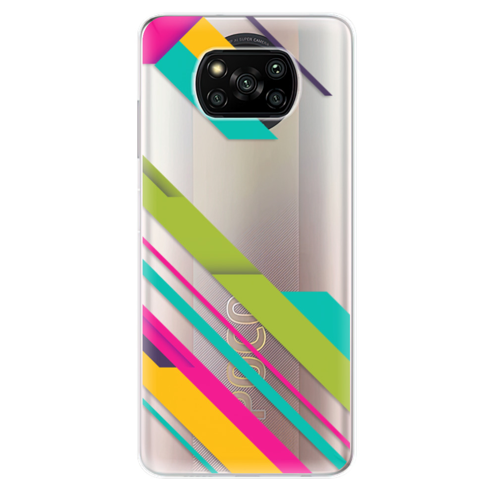 Odolné silikonové pouzdro iSaprio - Color Stripes 03 - Xiaomi Poco X3 Pro / X3 NFC