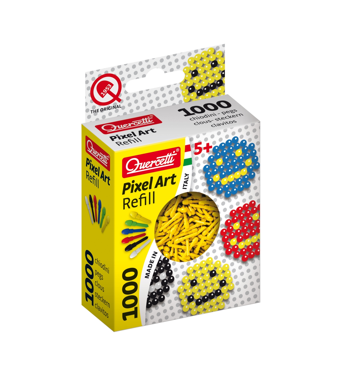 Quercetti 02476 Photo Pixel Art 1000 – žlutá