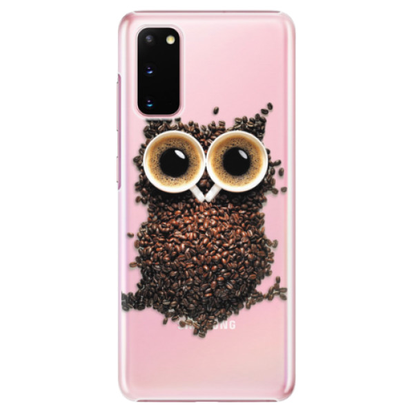 Plastové pouzdro iSaprio - Owl And Coffee - Samsung Galaxy S20