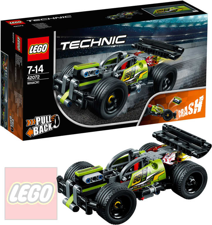 LEGO TECHNIC Zelený závoďák STAVEBNICE 42072