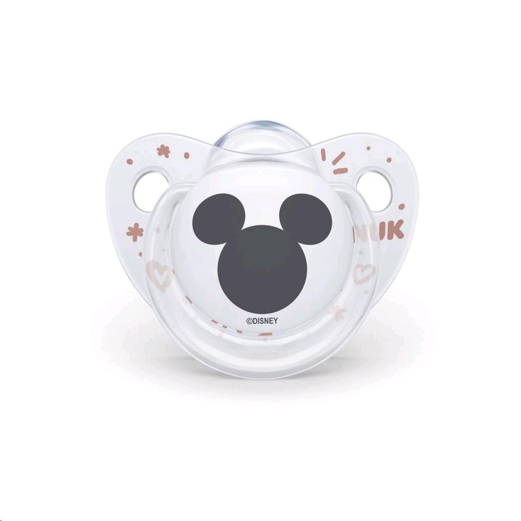 Šidítko Trendline NUK Disney Mickey Minnie 0-6m - Box - bílá/0-6 m