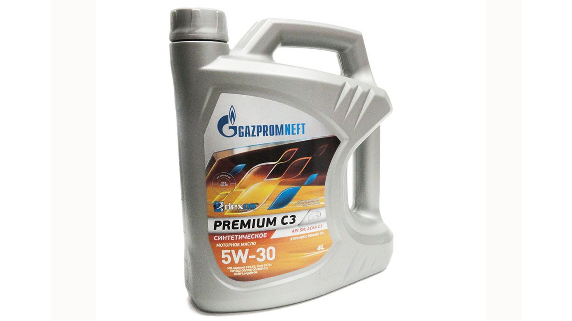 GAZPROM Premium C3 5W-40 API SN 4L
