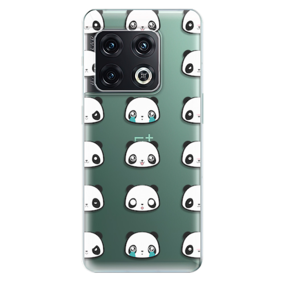 Odolné silikonové pouzdro iSaprio - Panda pattern 01 - OnePlus 10 Pro