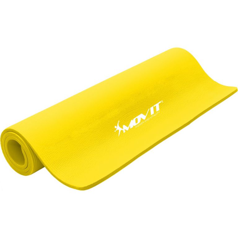 MOVIT Podložka na jógu, 190 x 60 x 1,5 cm, žlutá