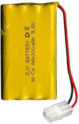 Baterie Ni-Cd 700 mAh 9.6V