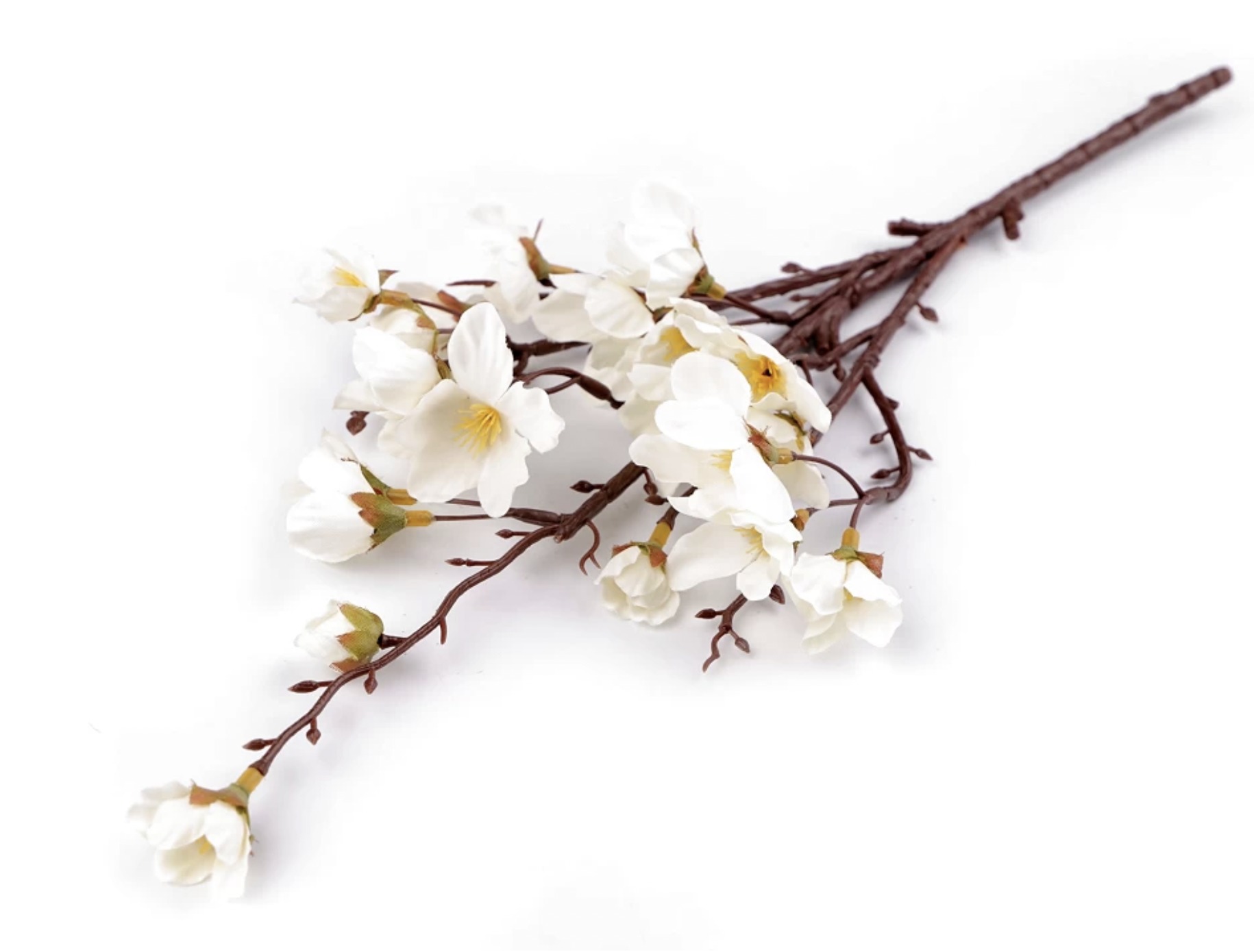 Umělá větvička třešňový květ - 43 cm