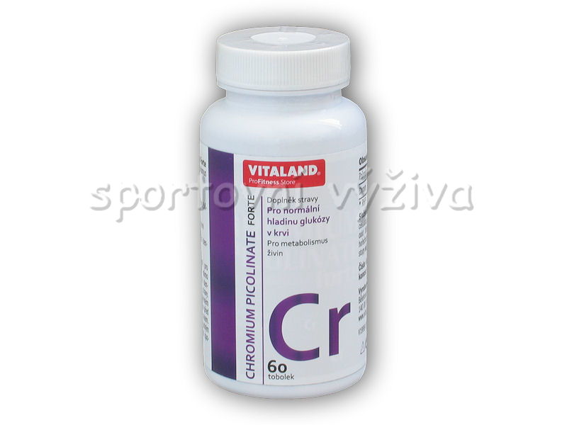 Vitaland Chromium Picolinate Forte 60 kapslí