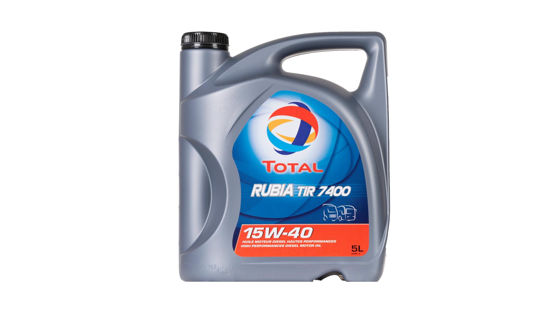 Total 15w-40 RubiaTir 7400 5L (148585)