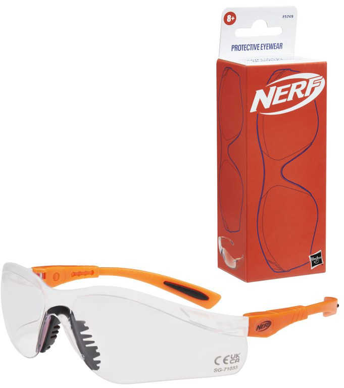 HASBRO NERF Brýle ochranné dětské oficiální herní doplněk k blasterům