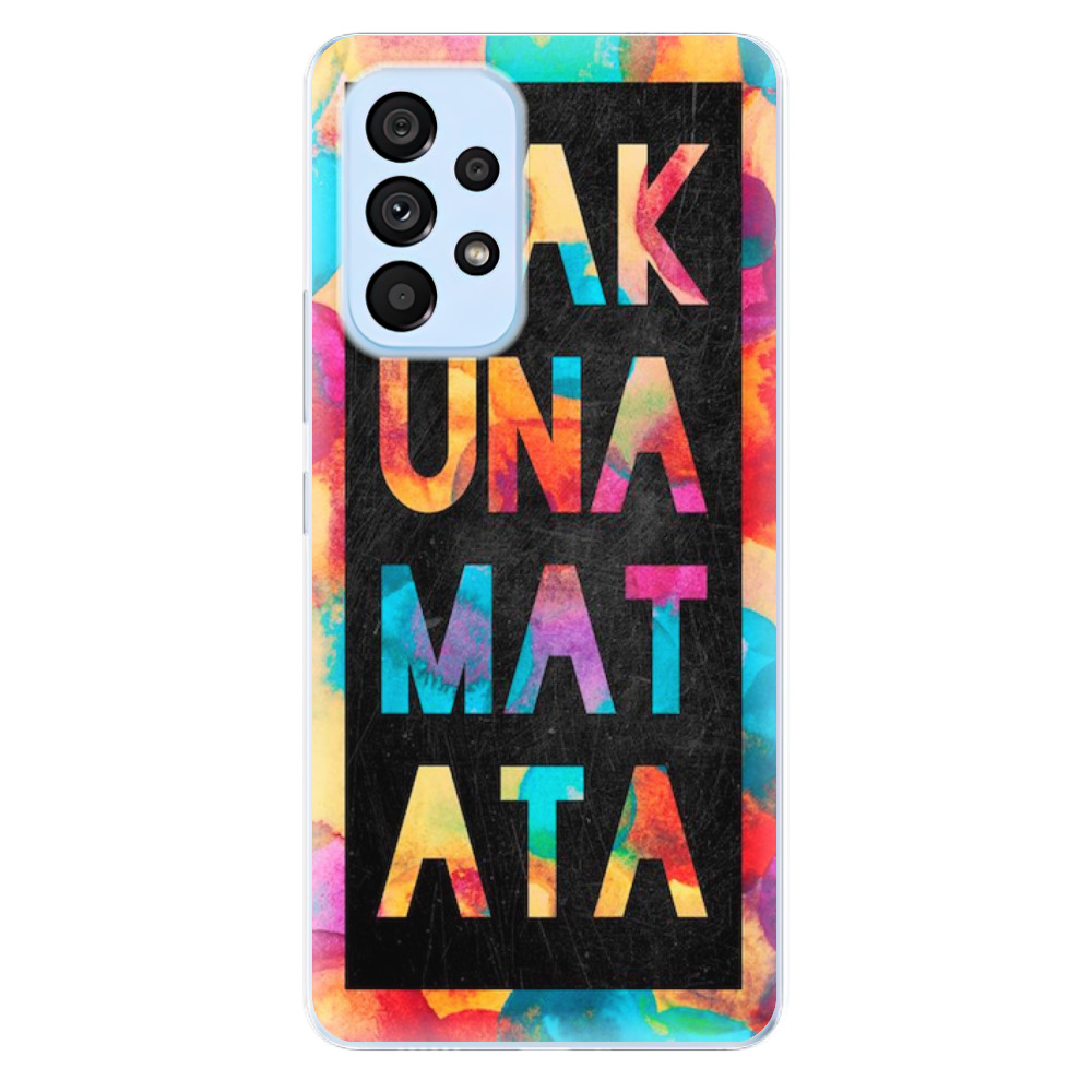 Odolné silikonové pouzdro iSaprio - Hakuna Matata 01 - Samsung Galaxy A53 5G