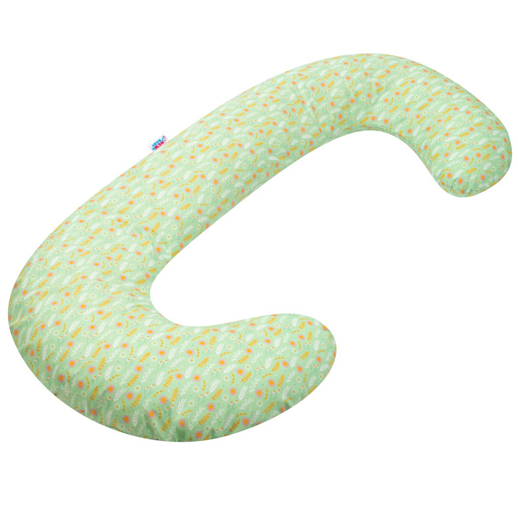 Univerzální kojící polštář ve tvaru C New Baby - Harmony - zelená