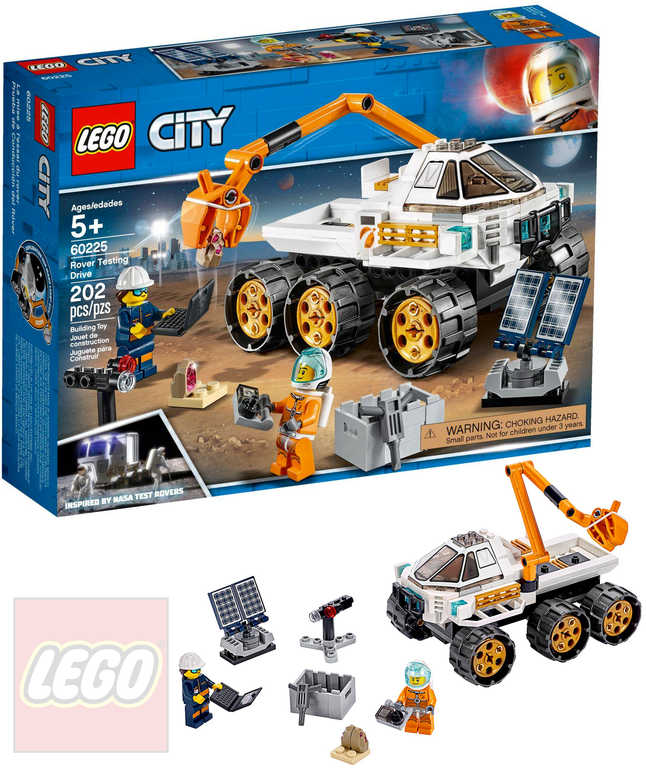 LEGO CITY Testovací jízda kosmického vozítka 60225 STAVEBNICE