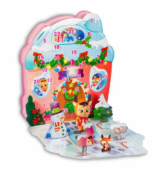 Cry Babies - Mini panenka Magic Tears magické slzy Adventní kalendář - 10 cm