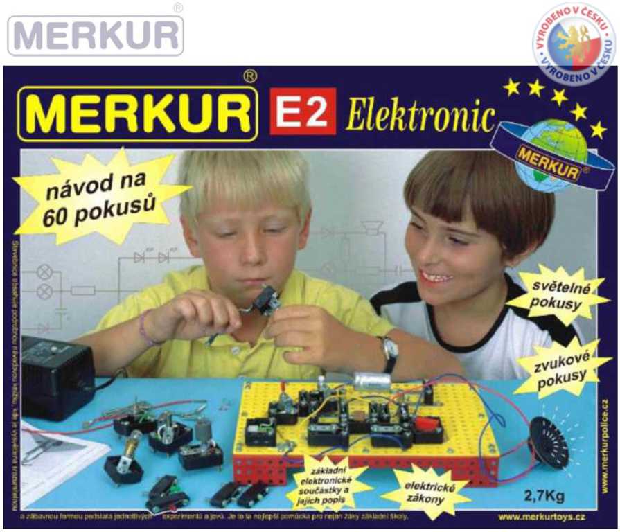 MERKUR E2 Elektronic * KOVOVÁ STAVEBNICE *