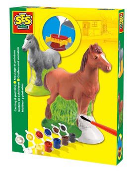 SES Creative Crafting - Sádrový komplet - Kůň