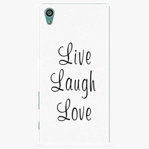 Plastový kryt iSaprio - Live Laugh Love - Sony Xperia Z5