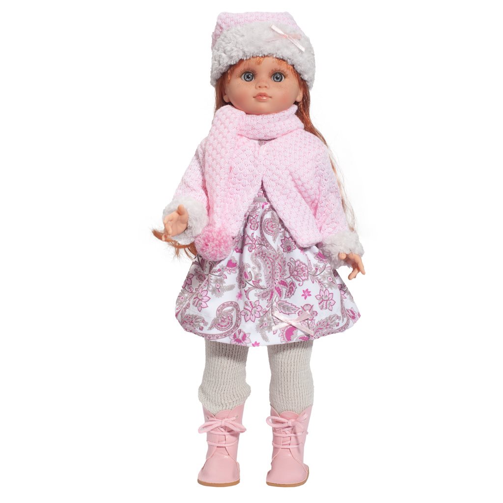 Luxusní dětská panenka-holčička Berbesa - Tamara 40cm - růžová