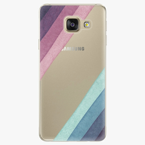 Plastový kryt iSaprio - Glitter Stripes 01 - Samsung Galaxy A3 2016