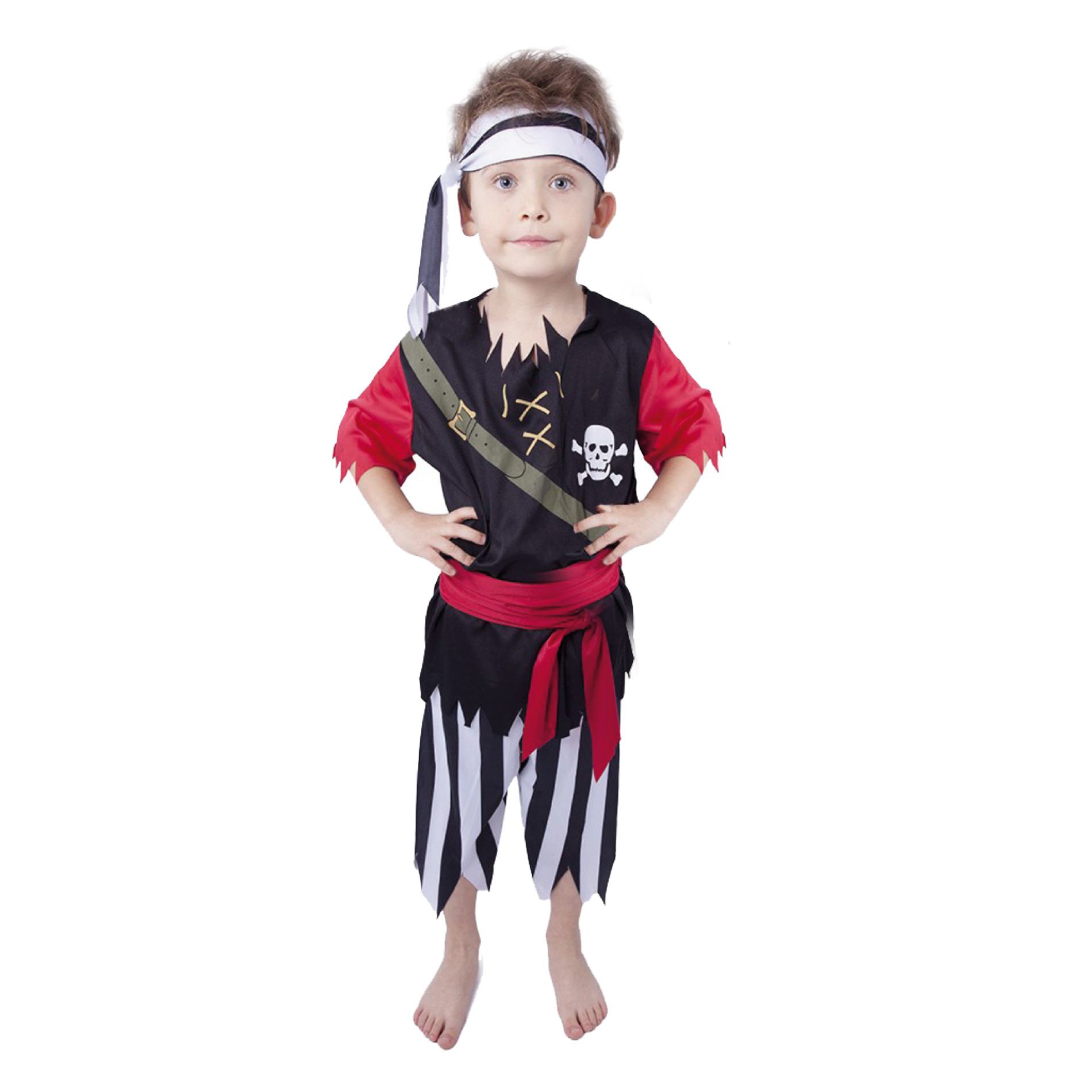 Dětský kostým pirát se šátkem (S)