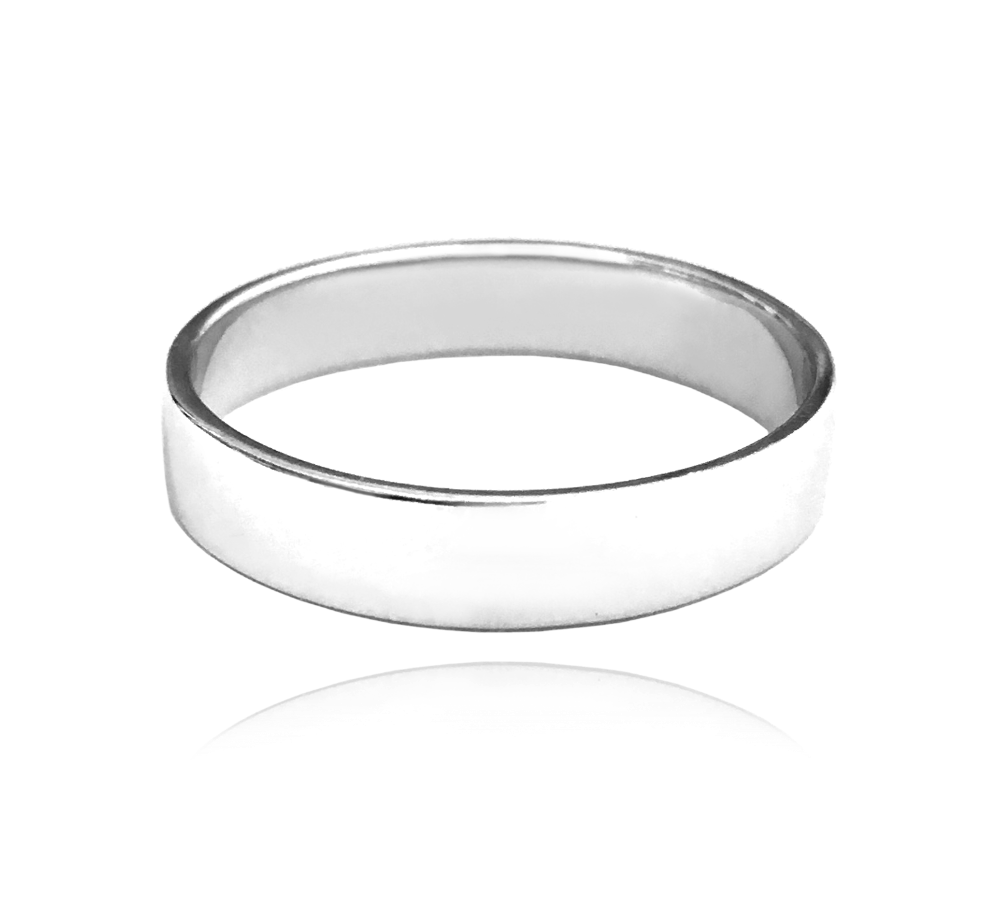 MINET Stříbrný snubní prsten vel. 68