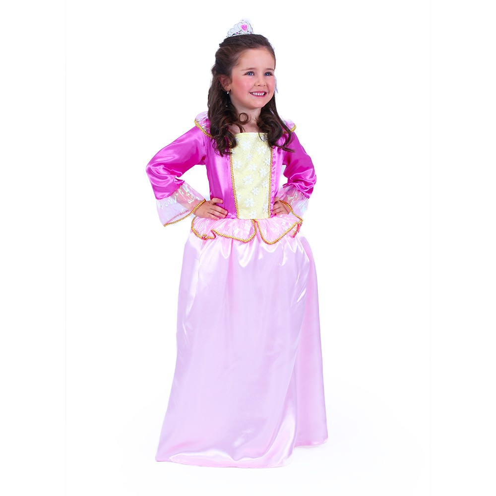 Dětský kostým Princezna růžová (S)