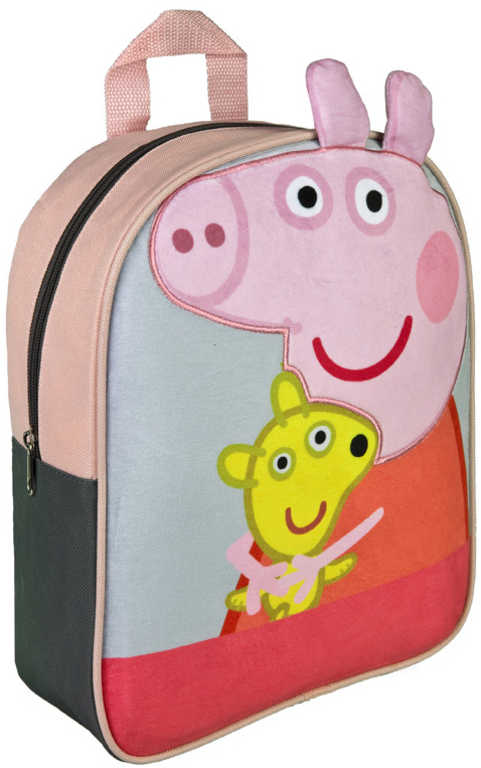 Dětský batůžek Peppa Pig s plyšovýma ušima 25x31cm