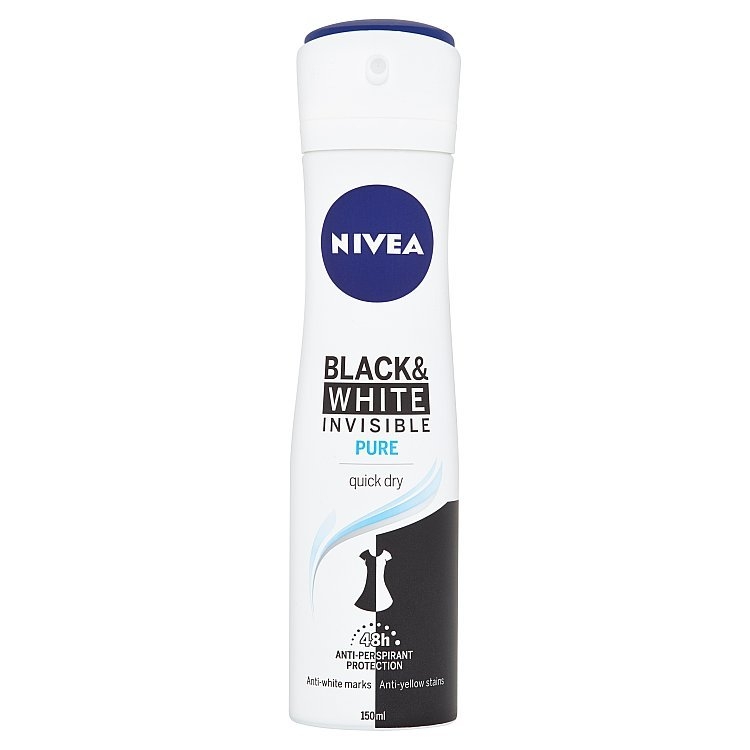 Invisible for Black & White Pure antiperspirant 150 ml