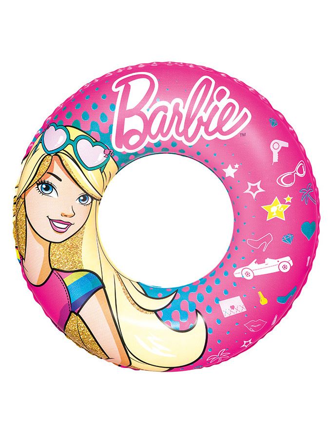 Dětský nafukovací kruh Bestway - Barbie - růžová