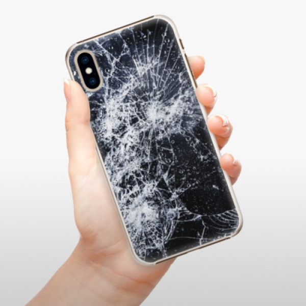 Plastové pouzdro iSaprio - Cracked - iPhone XS
