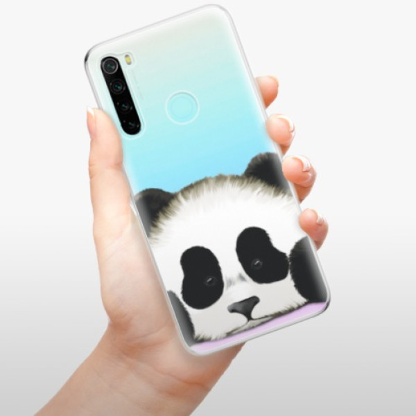 Odolné silikonové pouzdro iSaprio - Sad Panda - Xiaomi Redmi Note 8