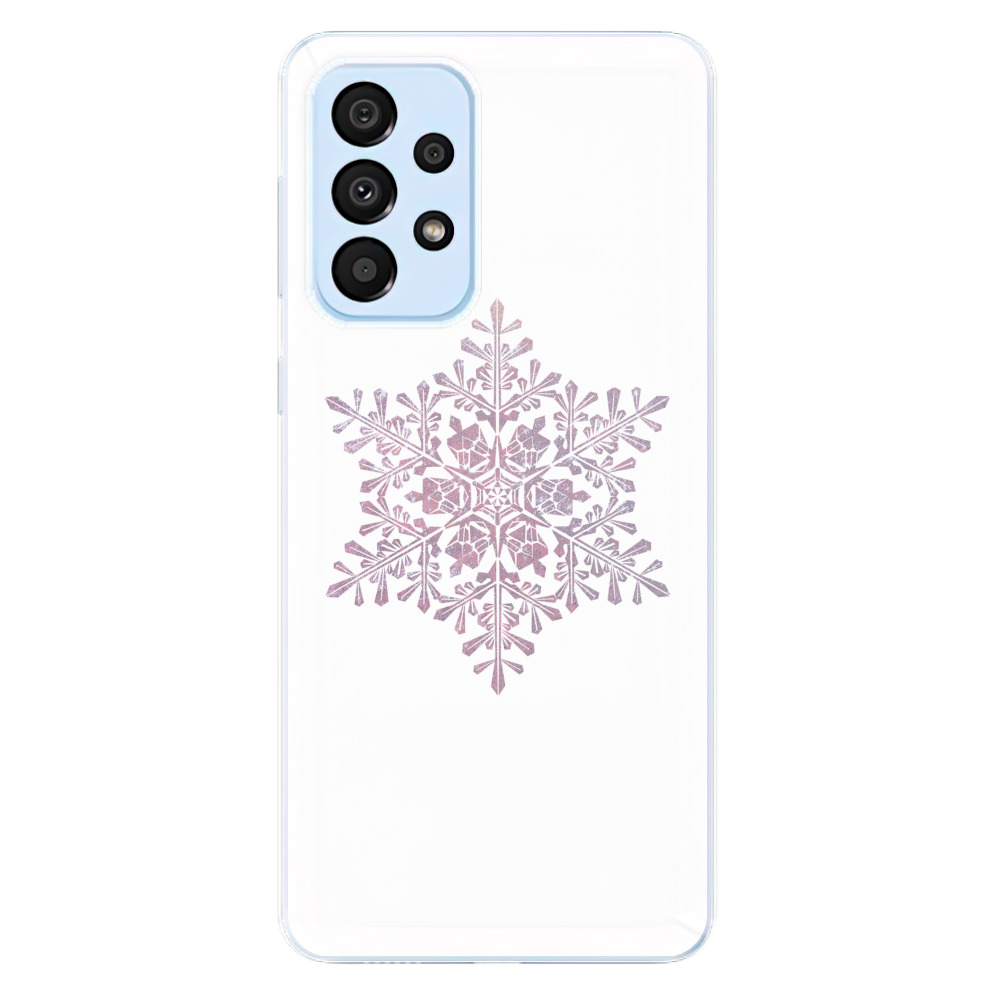 Odolné silikonové pouzdro iSaprio - Snow Flake - Samsung Galaxy A33 5G