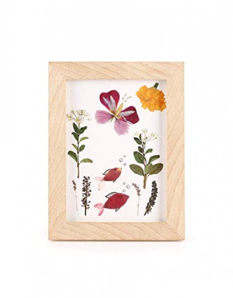 Dřevěný rámeček na lisované květiny