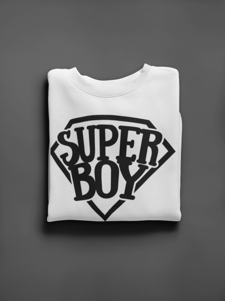 KIDSBEE Super dětská klučičí mikina Super Boy