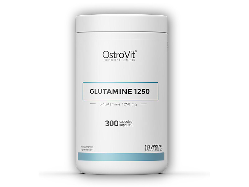 Supreme capsules Glutamine 1250mg 300 kapslí