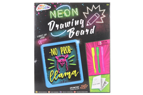 Neonová kreslící tabulka