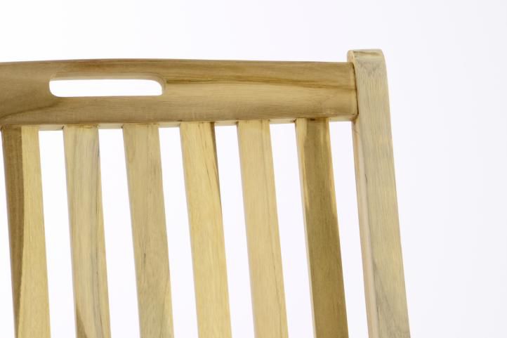 Zahradní skládací židle dřevěná DIVERO - Sada 2 ks