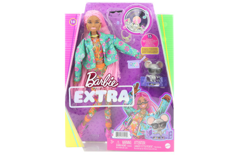 Barbie Extra - růžové copánky GXF09 51