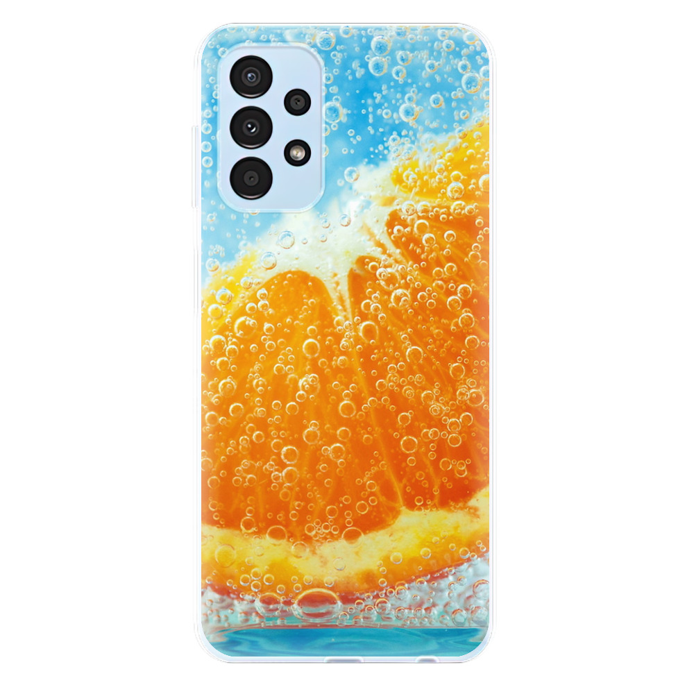 Odolné silikonové pouzdro iSaprio - Orange Water - Samsung Galaxy A13