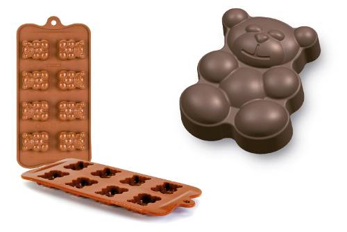 Forma na čokoládu mini Medvídek
