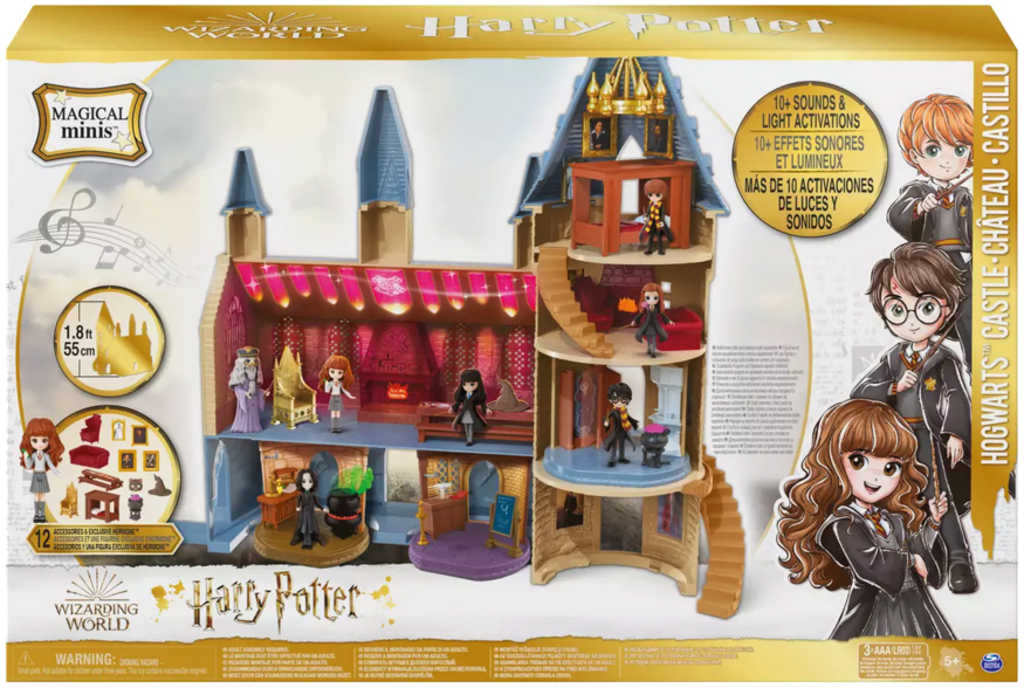 SPIN MASTER Hrad Harry Potter set s figurkou a doplňky na baterie Světlo Zvuk
