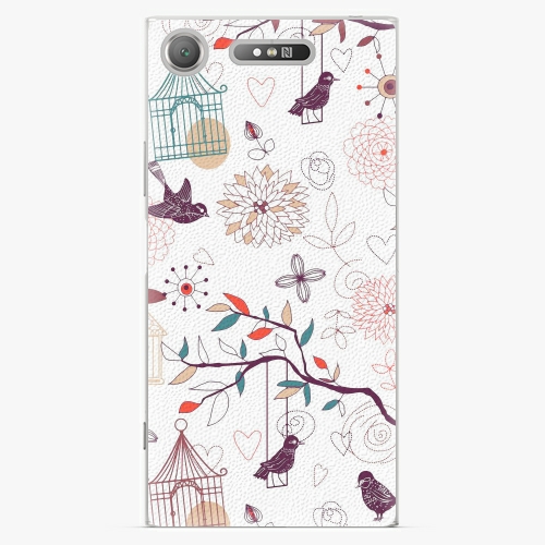 Plastový kryt iSaprio - Birds - Sony Xperia XZ1
