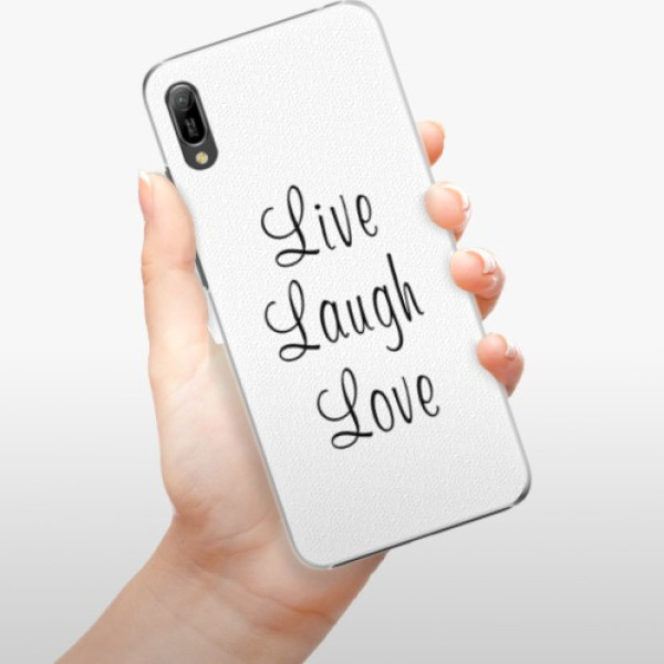 Plastové pouzdro iSaprio - Live Laugh Love - Huawei Y6 2019