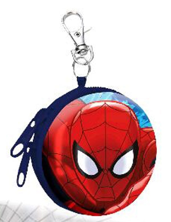 Dětská kovová peněženka s karabinou Spiderman