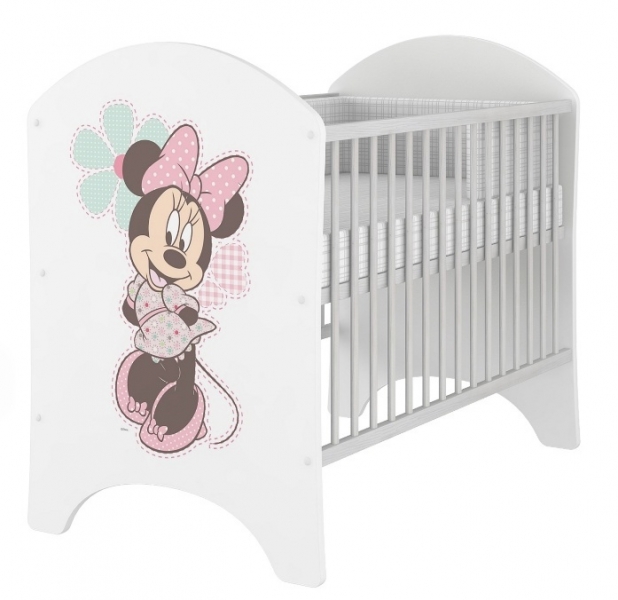 BabyBoo Dětská postýlka Disney s Minnie 120x60cm, D19