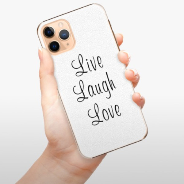 Plastové pouzdro iSaprio - Live Laugh Love - iPhone 11 Pro